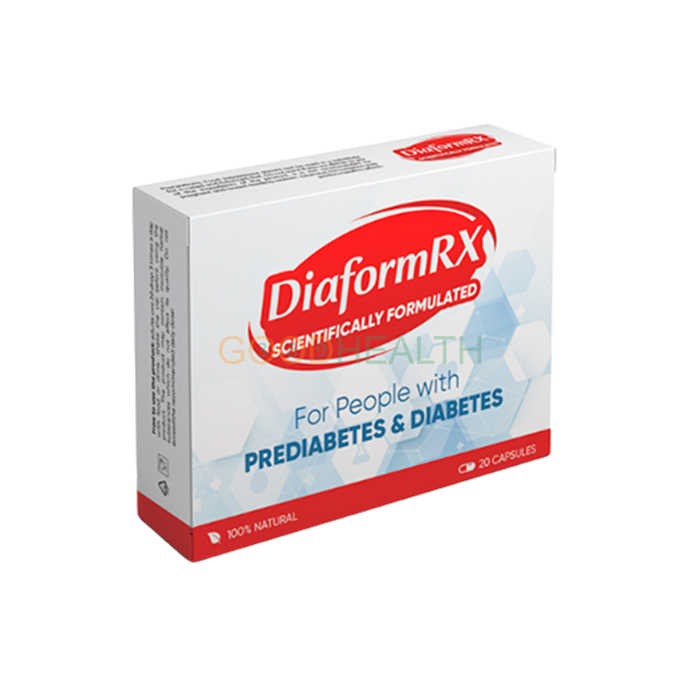 DiaformRX caps - priemonės cukraus kiekiui normalizuoti Visagine